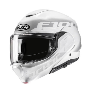 Kask motocyklowy HJC F100 Hetal biały