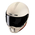 Kask motocyklowy integralny custom cruiser HJC V10 Tami biały/czerwony