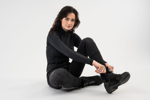 Damskie buty motocyklowe krótkie/miejskie/turystyczne Shima EDGE VENT czarny