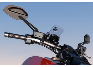 Uchwyt motocyklowy z ładowarką do telefonu - R9-Clip-PD