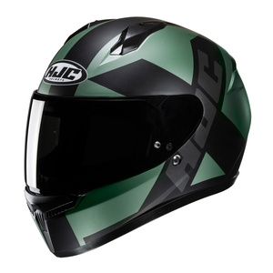 Kask motocyklowy integralny HJC C10 Tez zielony/czarny