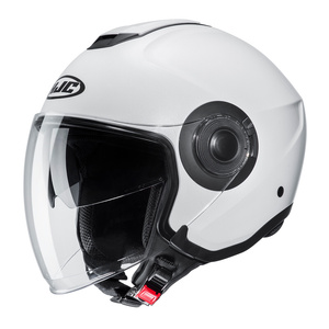 Kask motocyklowy otwarty HJC I40N matowy perłowy biały