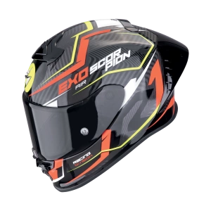 Kask motocyklowy SCORPION SCORPION EXO-R1 EVO II AIR COUP  czarny, czerwony, fluo