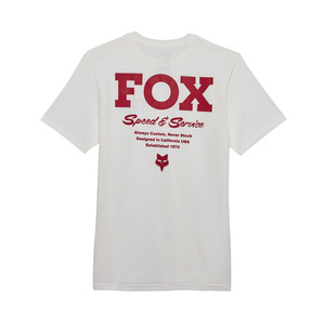 T-Shirt FOX Speed Service Prem Optic White