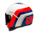 Kask motocyklowy HJC V10 Fq20 Retro biały/czerwony/niebieski