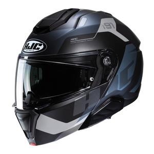 Kask motocyklowy szczękowy HJC I91 Carst czarny/szary