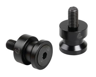 LAMPA Para rolek do stojaków motocyklowych - 8x1,25 mm – Black