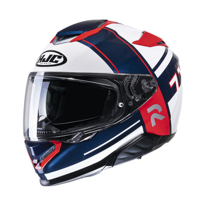 Kask motocyklowy integralny HJC RPHA 71 Zecha niebieski/czerwony