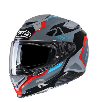 Kask motocyklowy integralny HJC RPHA 71 Hapel szary/czerwony