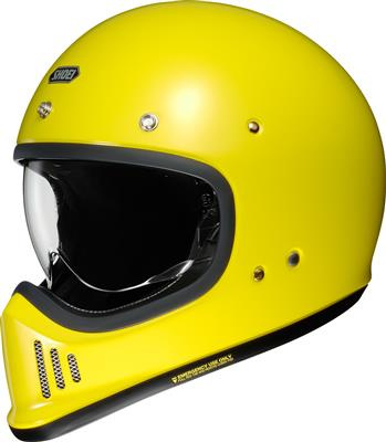 Kask motocyklowy offroad cross z daszkiem SHOEI EX-ZERO Żółty